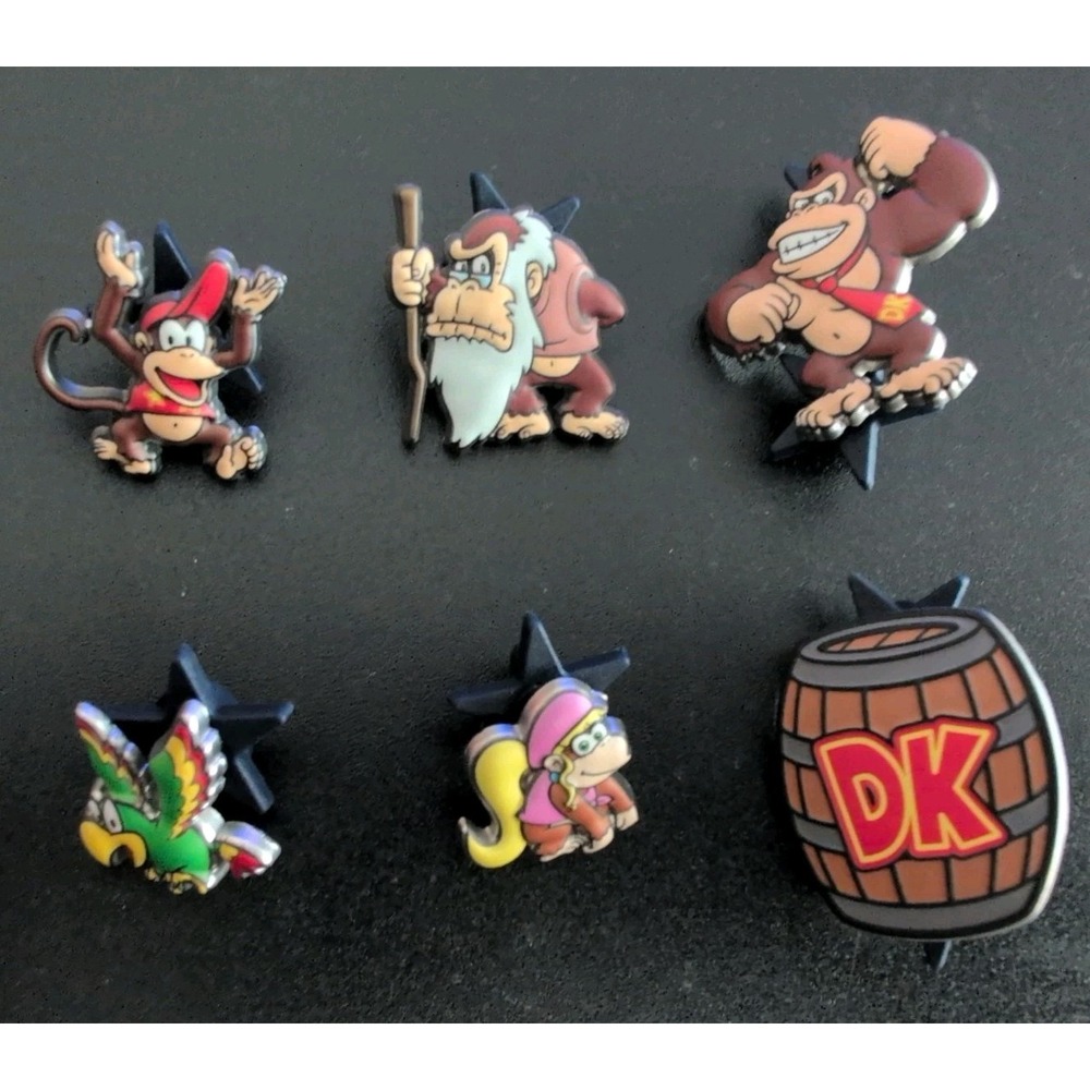 2026 Donkey Kong Country Mystery Pins Donkey Kong Cranky Kong Squawks the Parrot